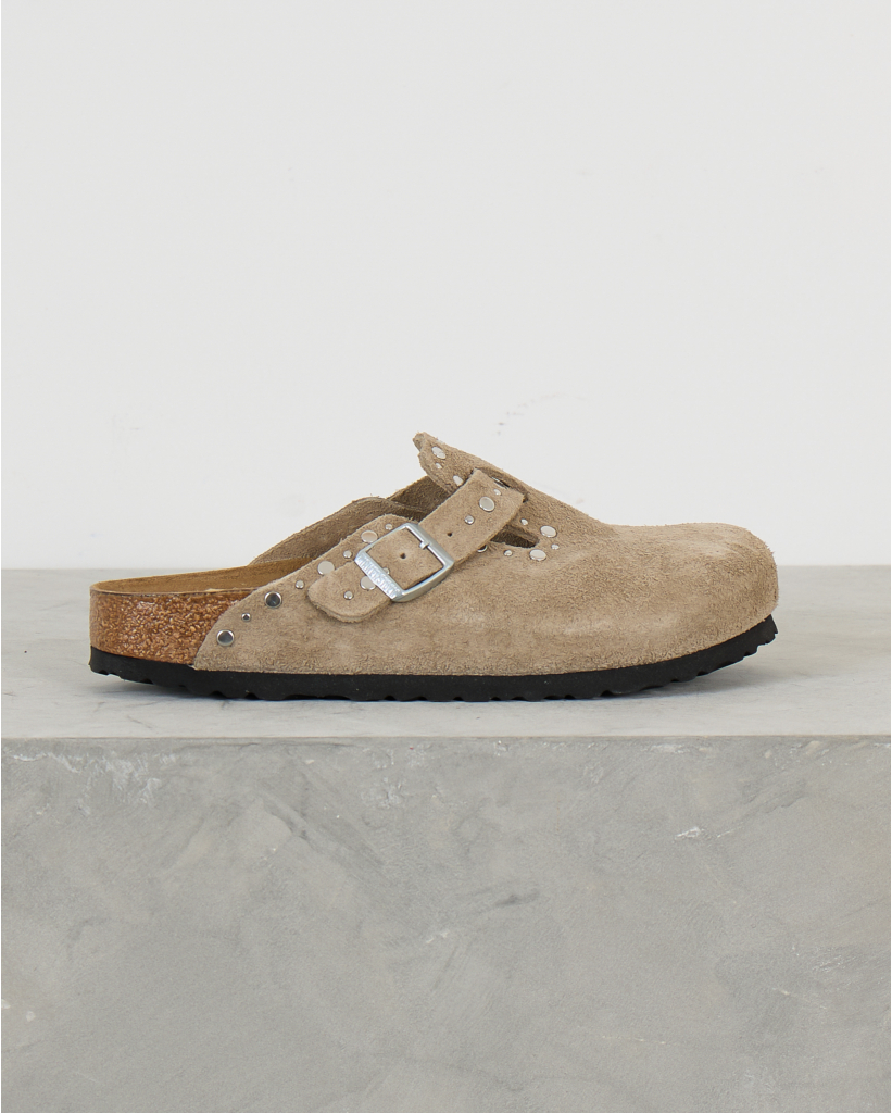 Boston Rivet Border Instappers Taupe