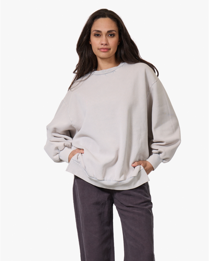 Ulla Oversized Sweater Naturel Grey