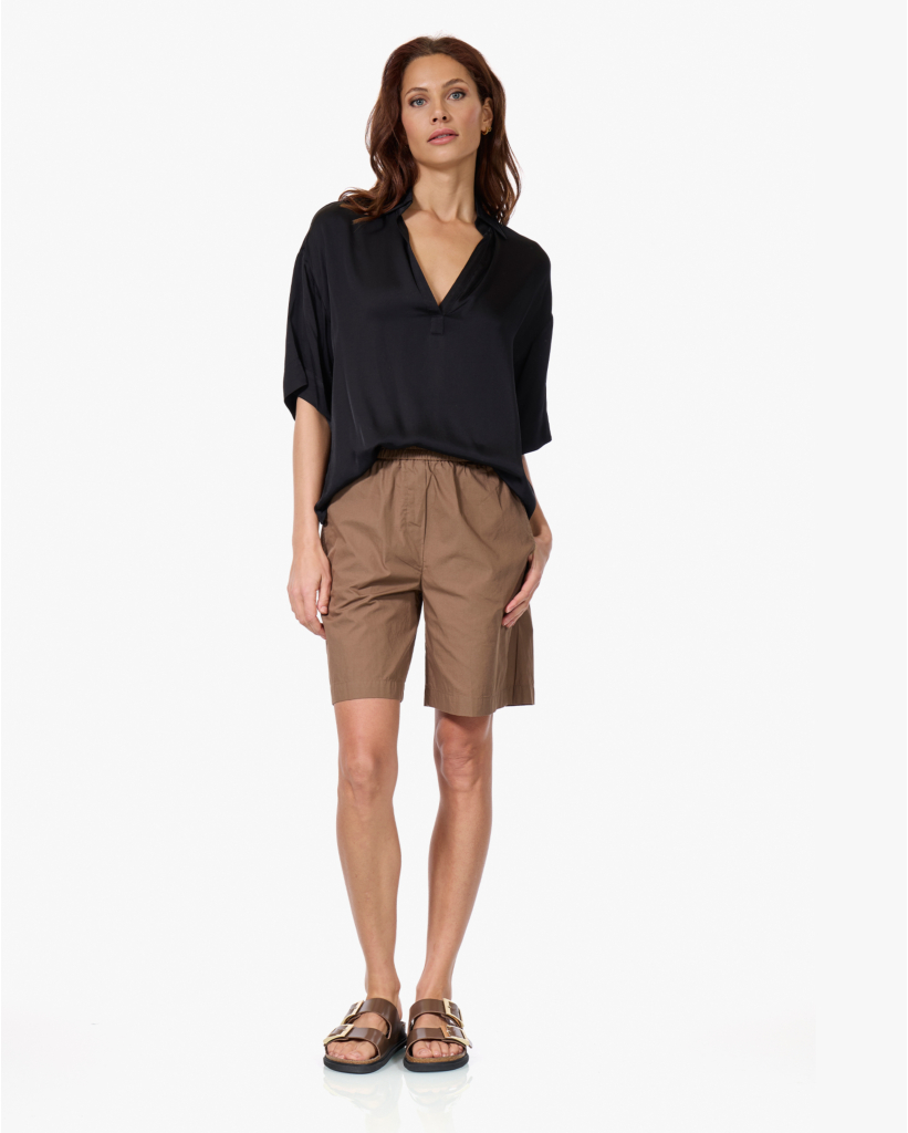 Tifana Viscose Blouse Zwart