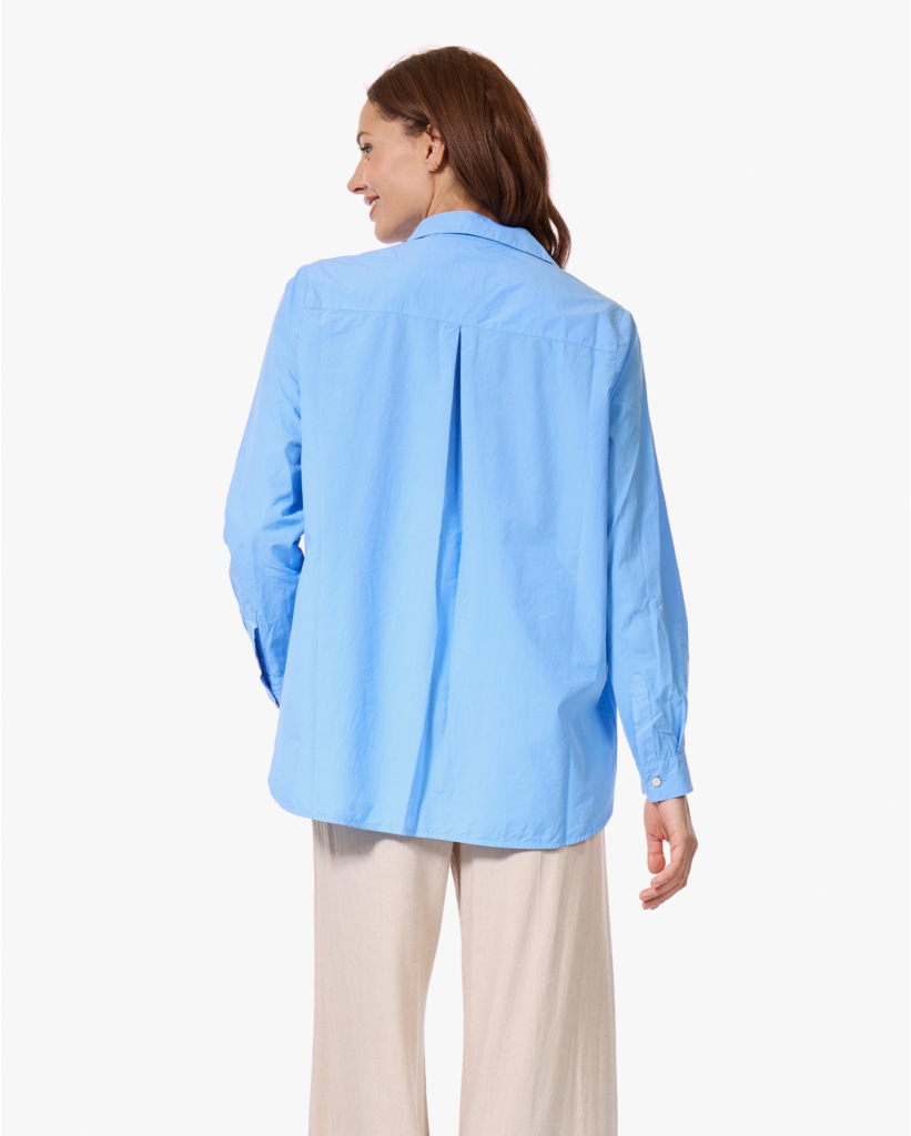 Julie Concealed Placket Blouse Bora