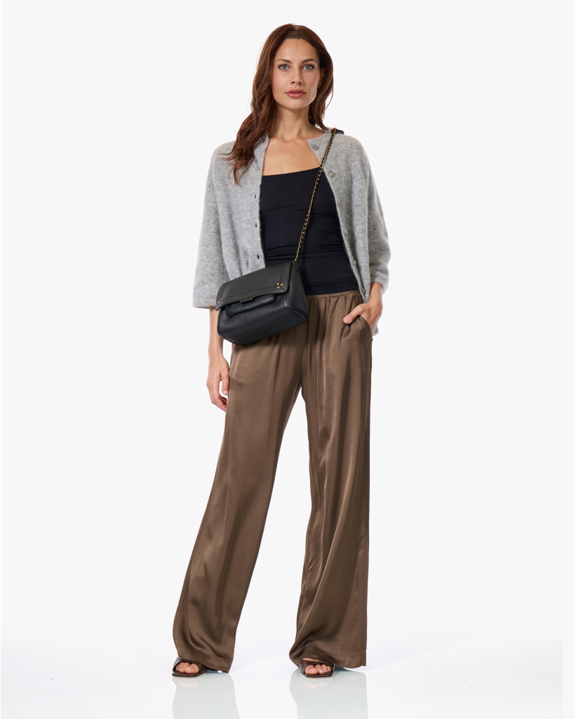 Naadloos Mohairmix Vest Pebble Grey