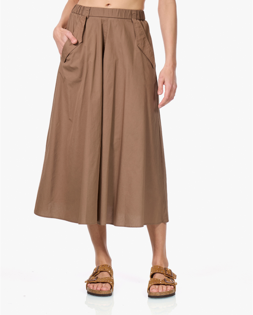 Jamiaco Midi Rok Camel