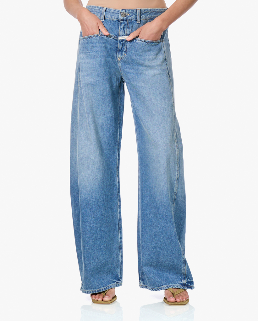 Tori-x Barrel Jeans Mid Blue