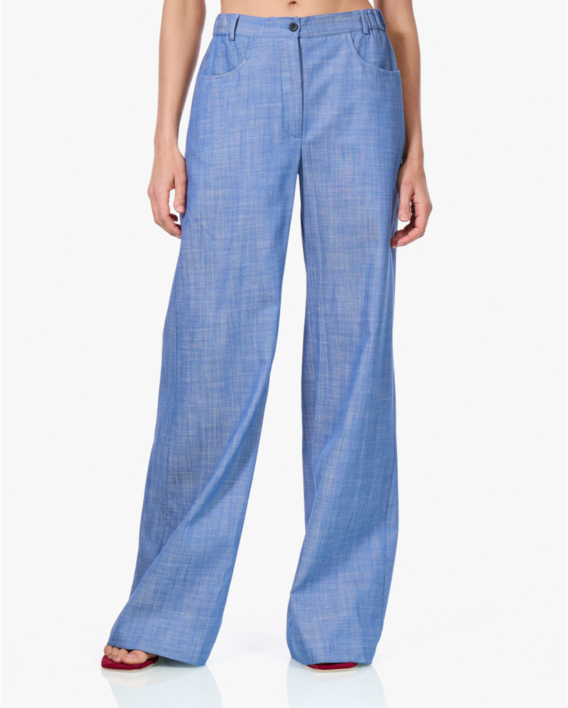 Pindolo Twill Pantalon Blauw