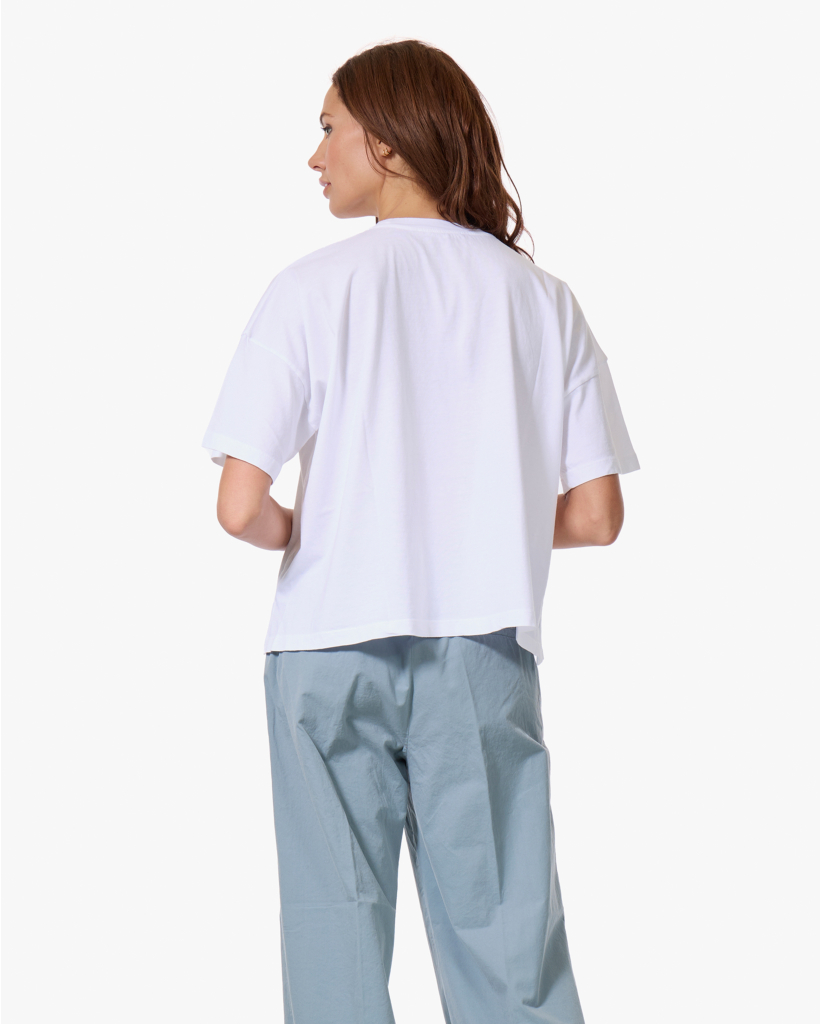 Boxy T-shirt Wit