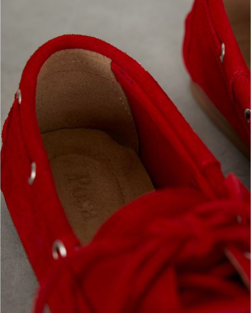 Suède Boat Loafer Ferrari