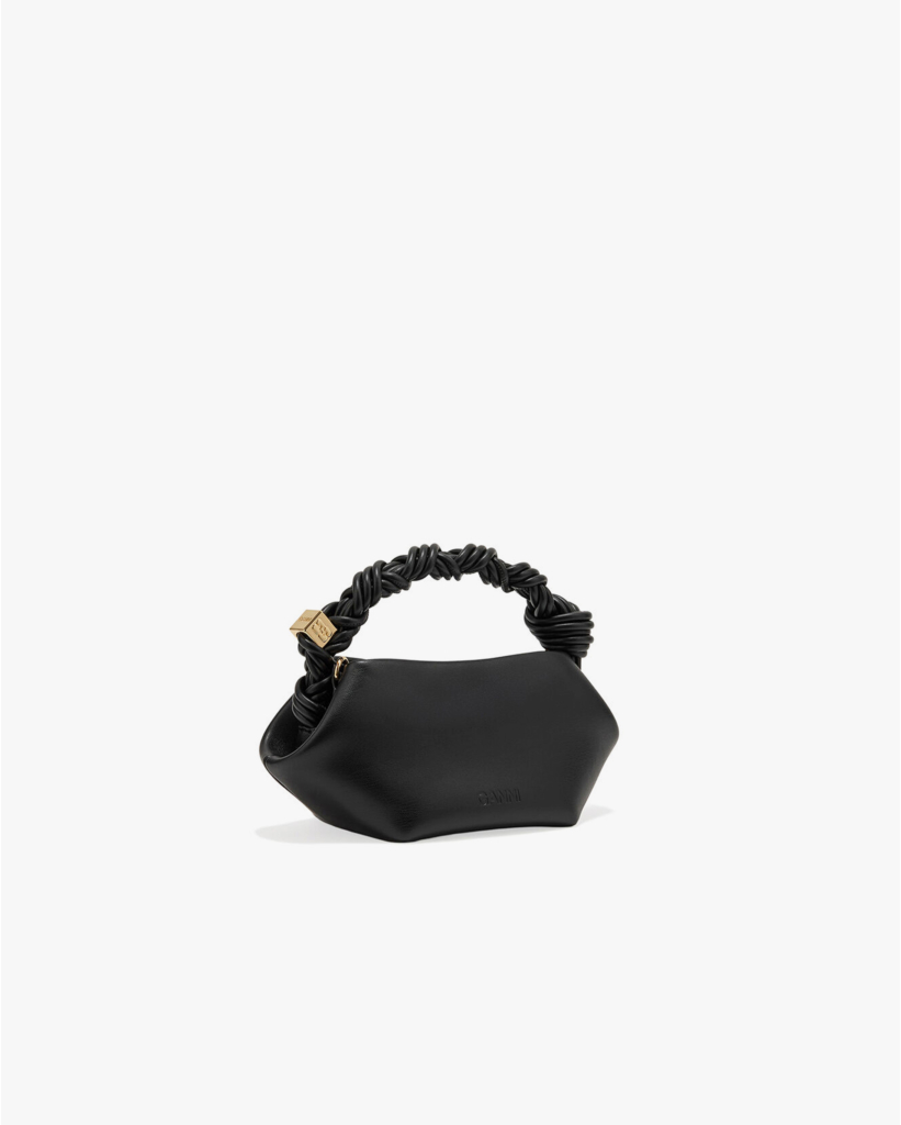 Mini Bou Bag Grained Zwart