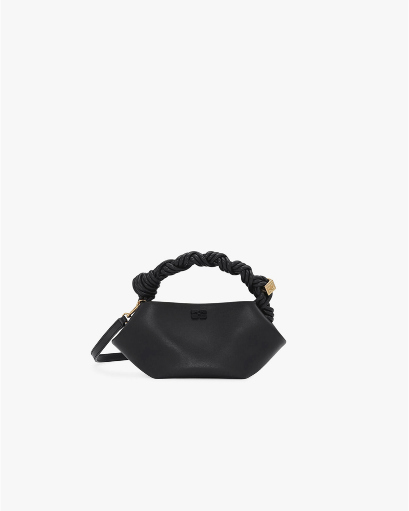 Mini Bou Bag Grained Zwart