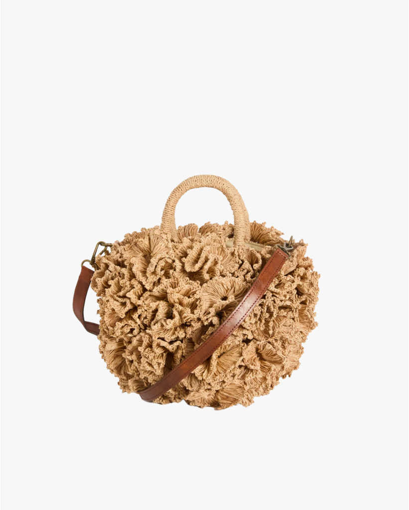 Coral Rafia Tas Bruin