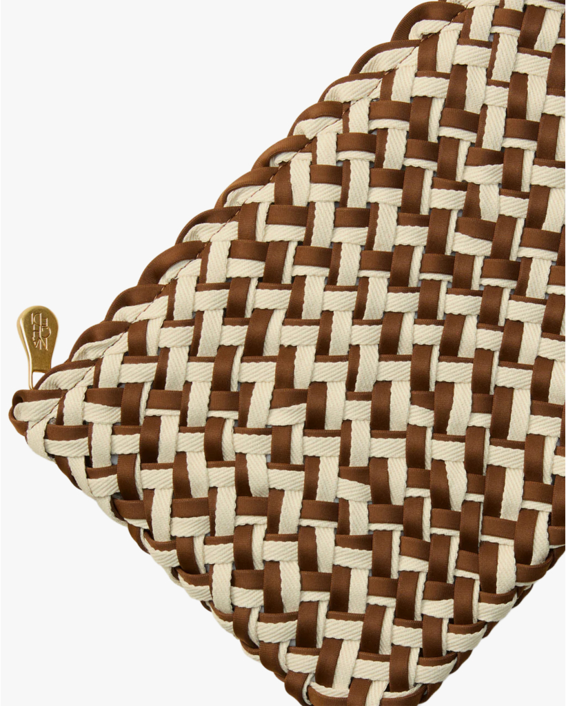 St.Barths Medium Tote Double Weave Caramel