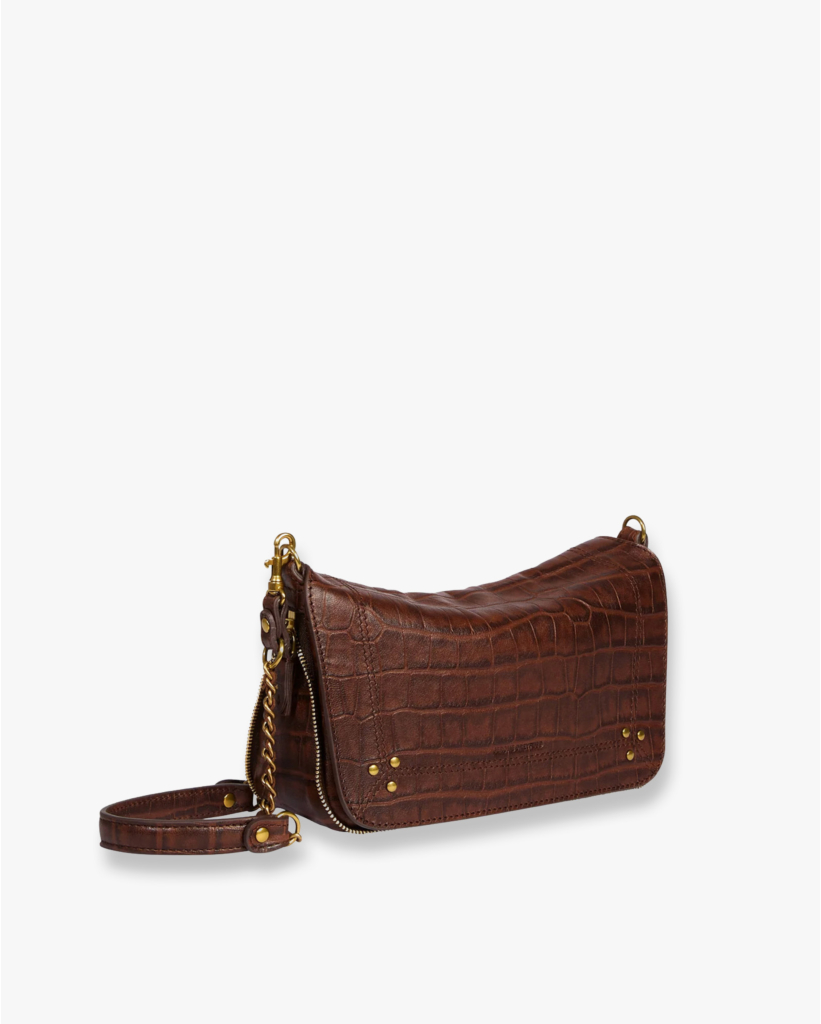 Bobi S Tas Imprimé Croco Cigare Sheepskin
