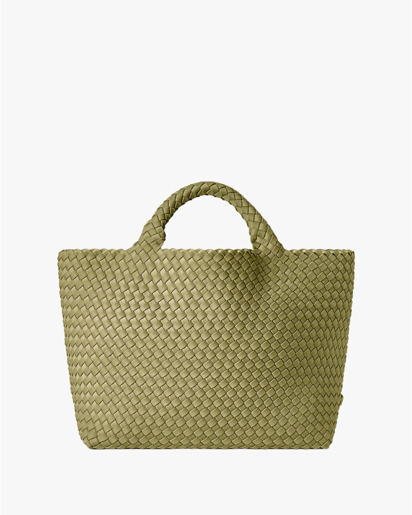 St. Barths Medium Tote Bottle Green