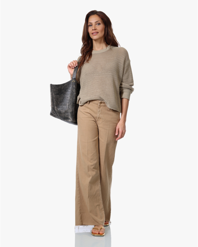Malese Gehaakte Trui Beige