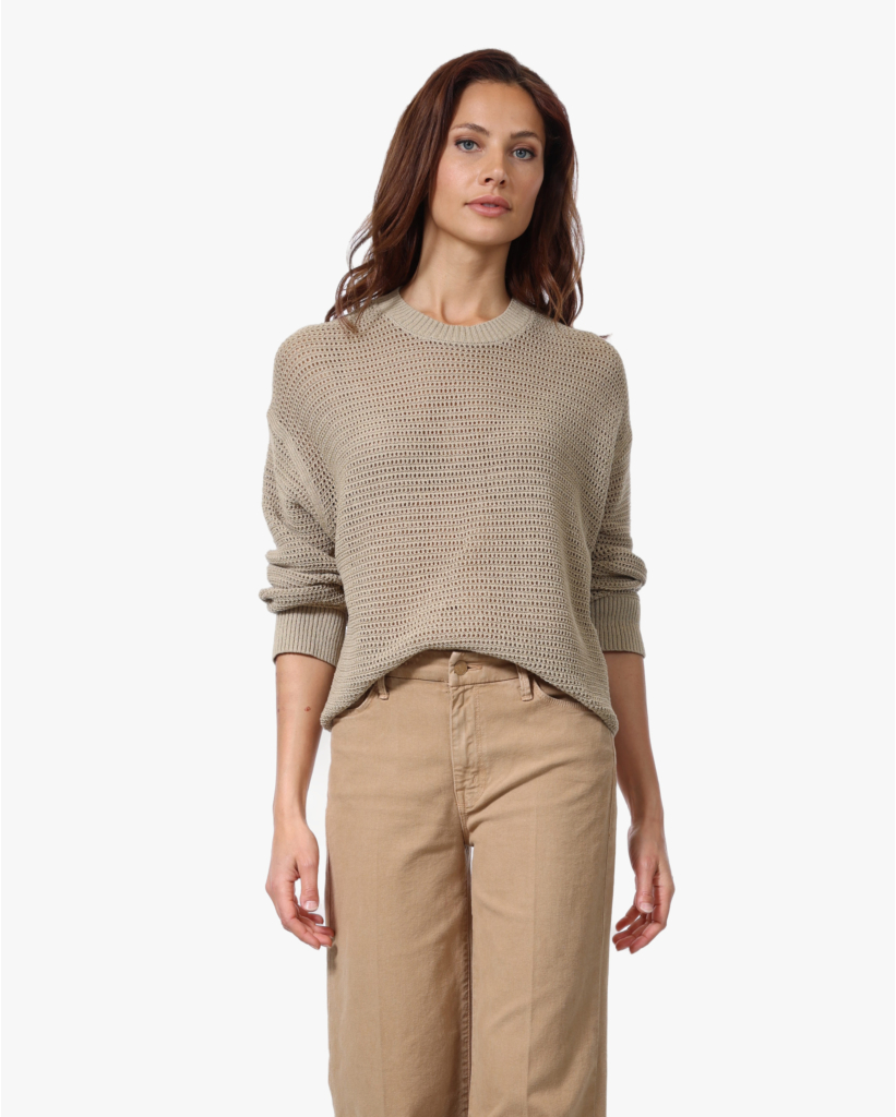 Malese Gehaakte Trui Beige