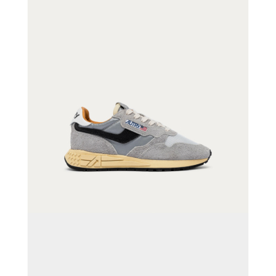 Autry Reelwind Low Sneakers in Zand Suede en Zilver