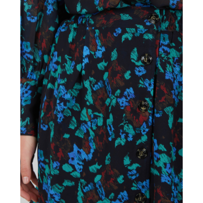 Ganni Skirt Meadow Azure Blue
