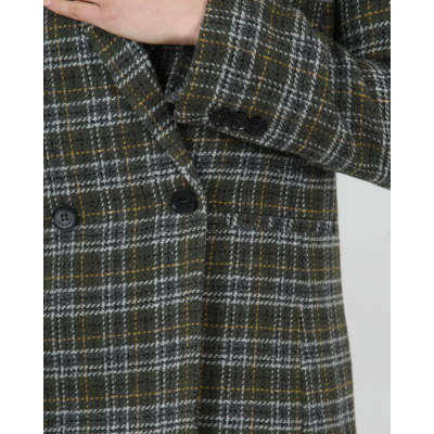 Anine Bing Blazer green plaid