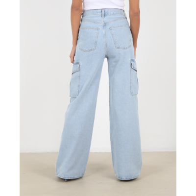Agolde Minka cargo jeans blauw