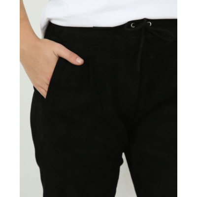 Alter Ego Nora Pantalon Suede Black