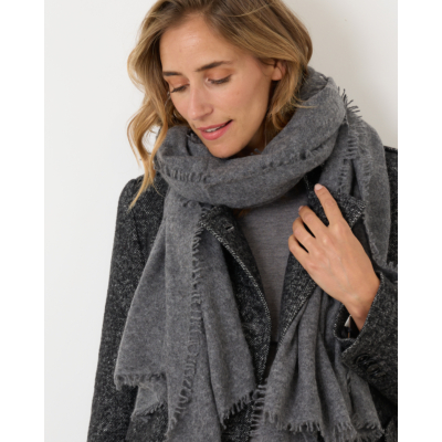 Mouleta Cashmere Shawl Dark Grey