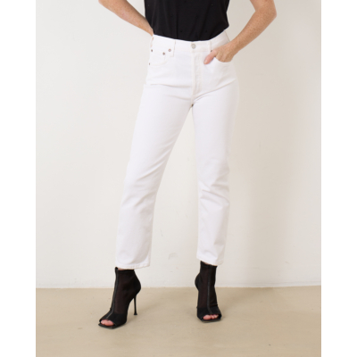 Agolde Riley Crop Jeans Sourcream