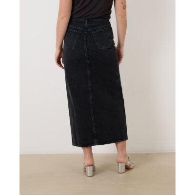 Agolde Leif Denim Maxi Rok Spider