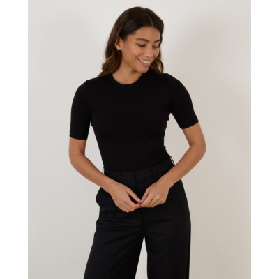 Herman Fitted Tee Zwart