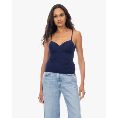 Hanro Allure Padded Bra Top navy