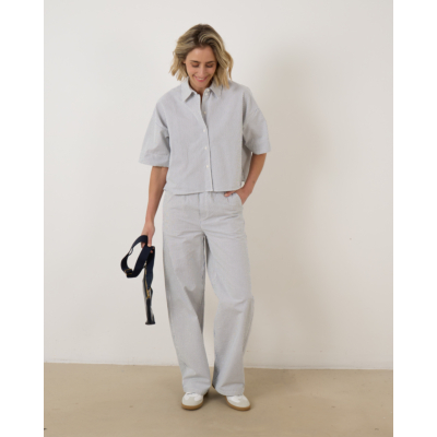 Drykorn Consider Pants Blue Stripe