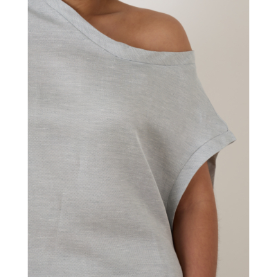 Sea Me Happy Avery Top Silver Grey