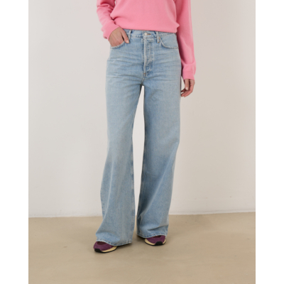 Agolde Dame Jean No Cuff Conflict