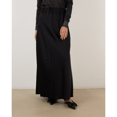 Sea Me Happy Jude Skirt Satin Black