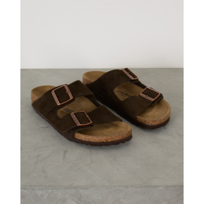 Birkenstock Arizona Leve Sandalen Mocca
