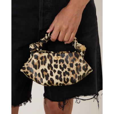 Ganni Mini Bou Bag Leopard