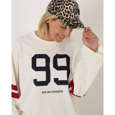 Ganni Canvas Cap Leopard
