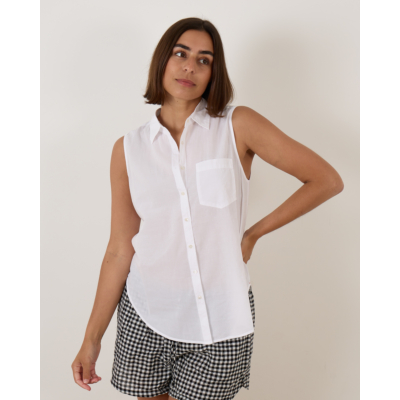 Xírena Blouse Brooks White