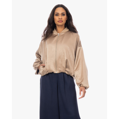 Drykorn Braddan BomberJack Satijn Bruin