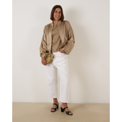 Drykorn Braddan BomberJack Satijn Bruin