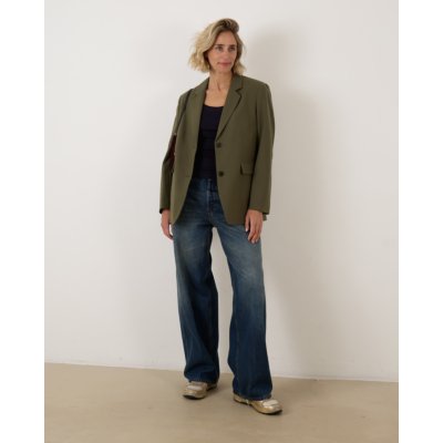 Closed Lola Blazer Forest Green