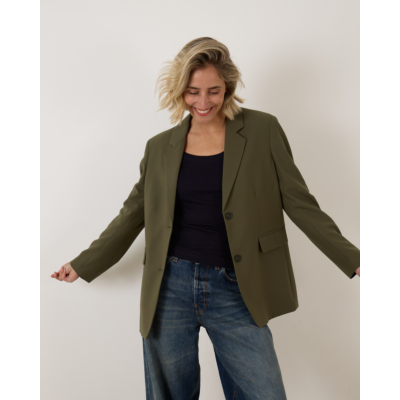 Closed Lola Blazer Forest Green