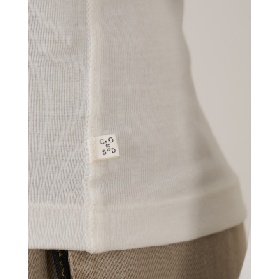 Closed Rib Longsleeve Ivory
