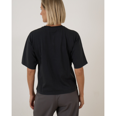 Closed Logo T-shirt Zwart