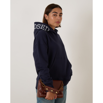 Closed Logo Hoodie Navy