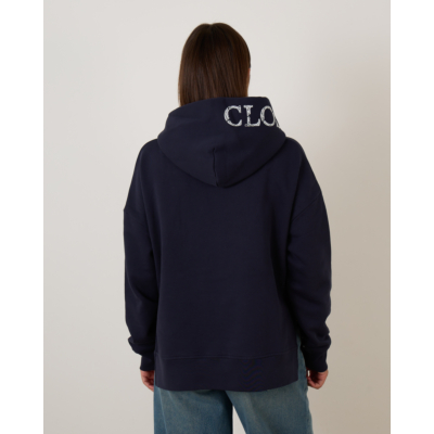 Closed Logo Hoodie Navy