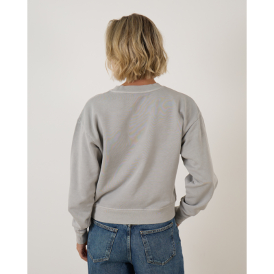 Closed Sweatshirt Logo Faded Grey