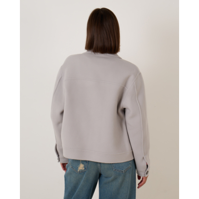 Closed Blouson Jacket Grey Mud