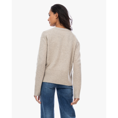 Closed Wollen Vest Beige