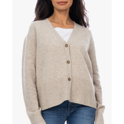 Closed Wollen Vest Beige