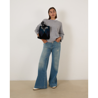Closed Glowup Wide Leg Mid Blue