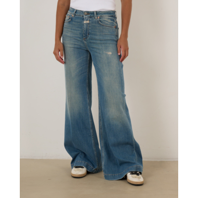 Closed Glowup Wide Leg Mid Blue